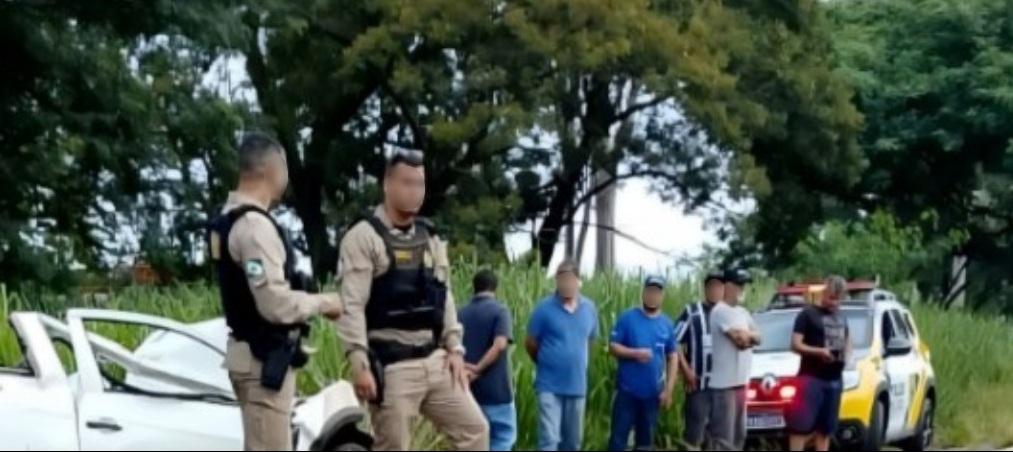 Casal morre em acidente na PR-317 em Santo Inácio