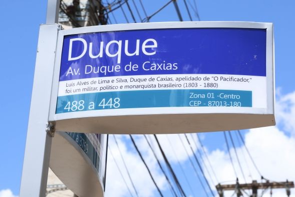 Maringá terá 1.188 placas solares com nomes de rua