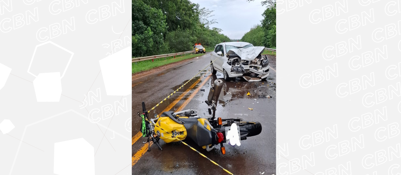 Motociclista morre em acidente na PR-492