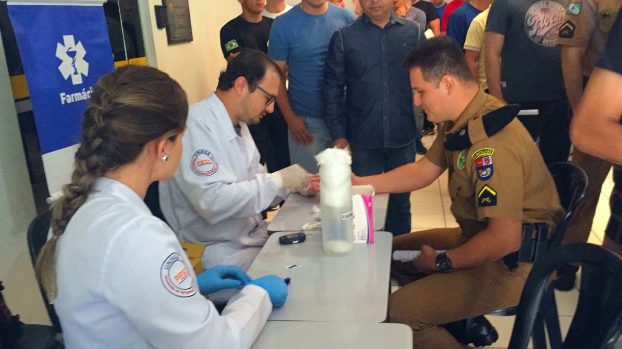 Militares passam por bateria de exames na V Ação de Saúde Preventiva