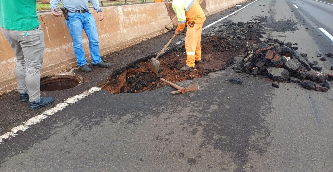 Trecho interditado do Contorno Norte é liberado parcialmente