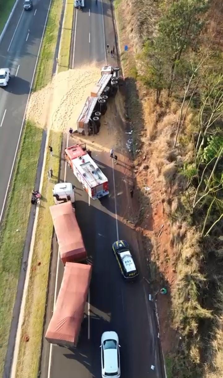 Fim de semana com muitos acidentes em rodovias da região