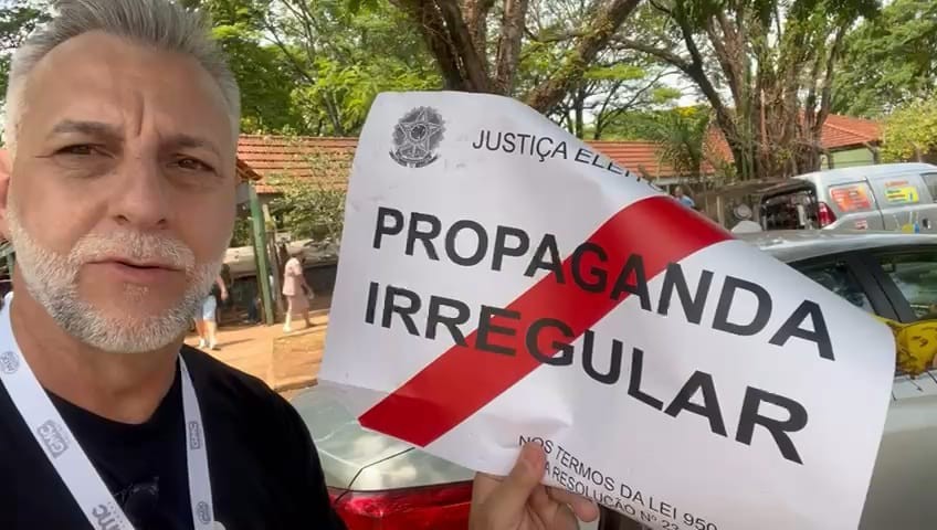 Propaganda irregular no Colégio Unidade Polo