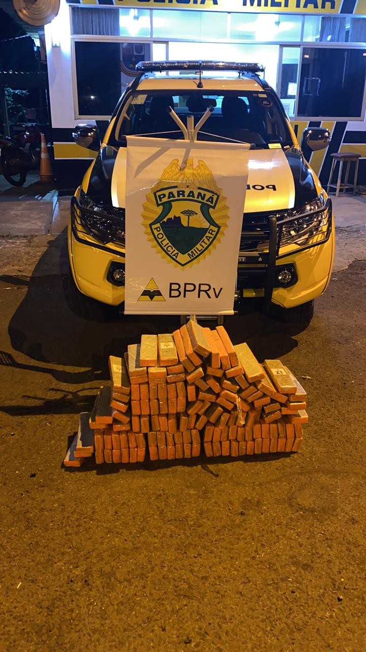 99 quilos de maconha são apreendidos