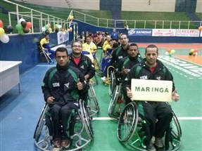 Equipe de Maringá se classifica para final do Campeonato Paranaense de Handebol em Cadeira de Rodas
