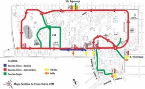 Fluxo viário dentro da UEM será alterado
