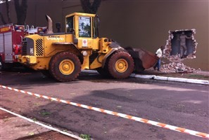 Supermercado pega fogo próximo a Praça Ivaí, em Maringá