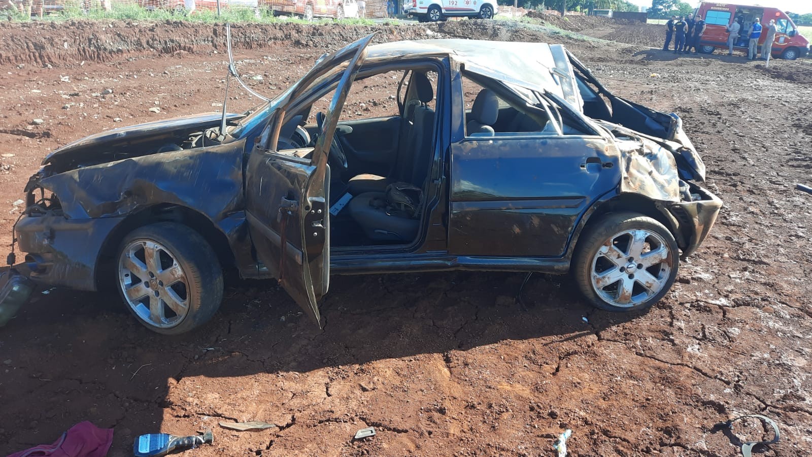 Vítima fica gravemente ferida em acidente de trânsito em Sarandi