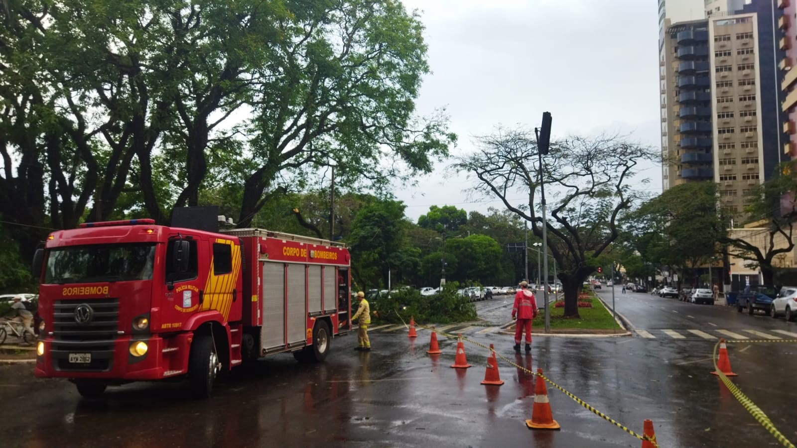 110 pessoas foram atingidas por temporal em Maringá, diz Defesa Civil do Paraná