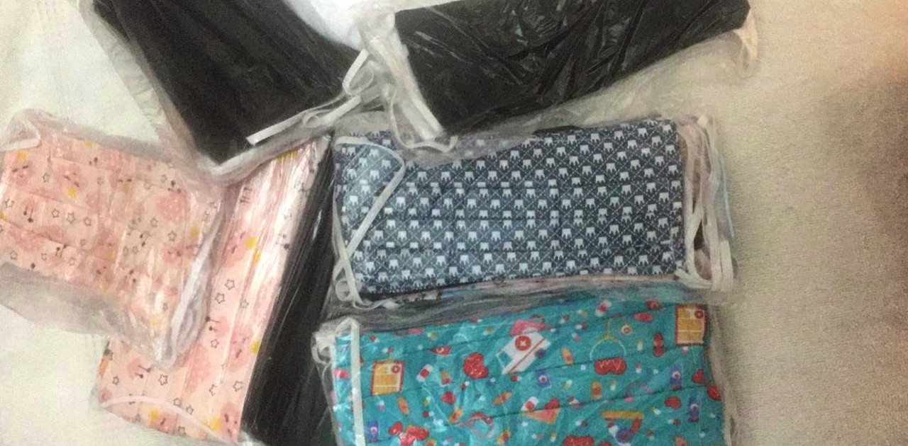 Produção de máscaras gera renda para quem está de quarentena
