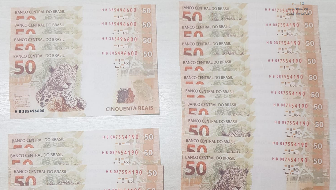 Polícia Federal prende homem com R$ 1 mil em notas falsas