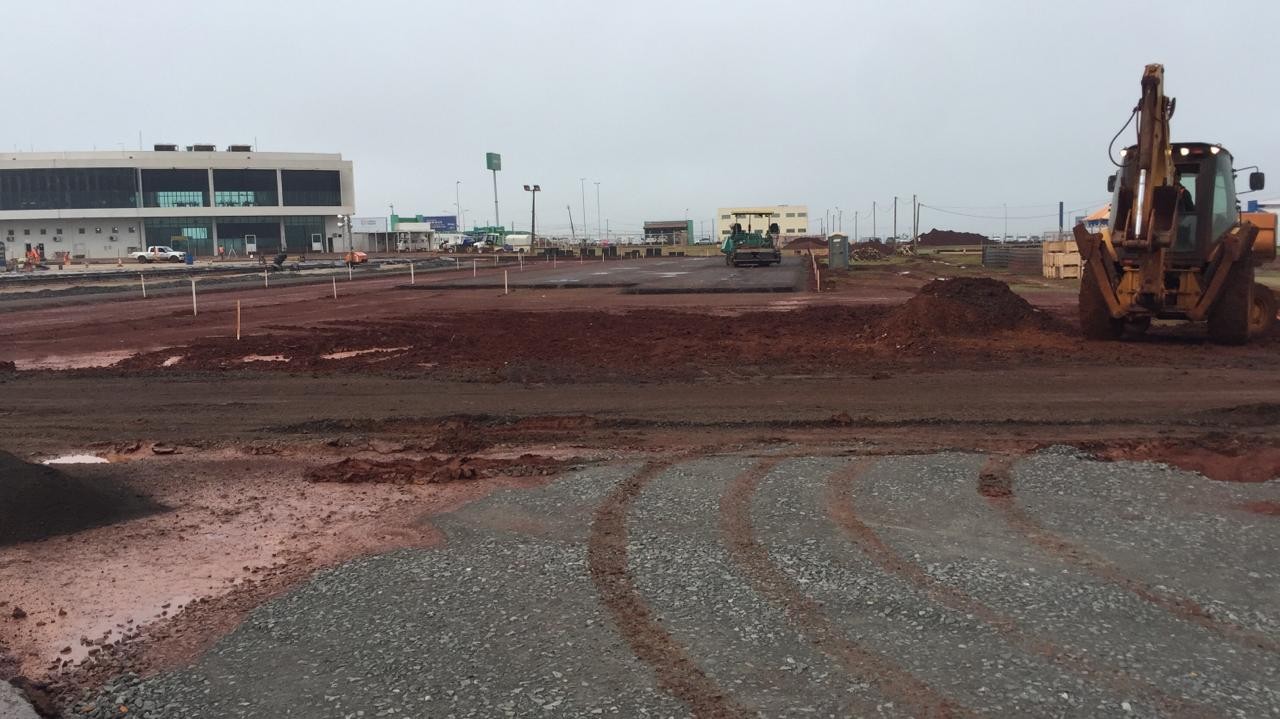 40% da obra de ampliação da pista do aeroporto de Maringá estão prontos