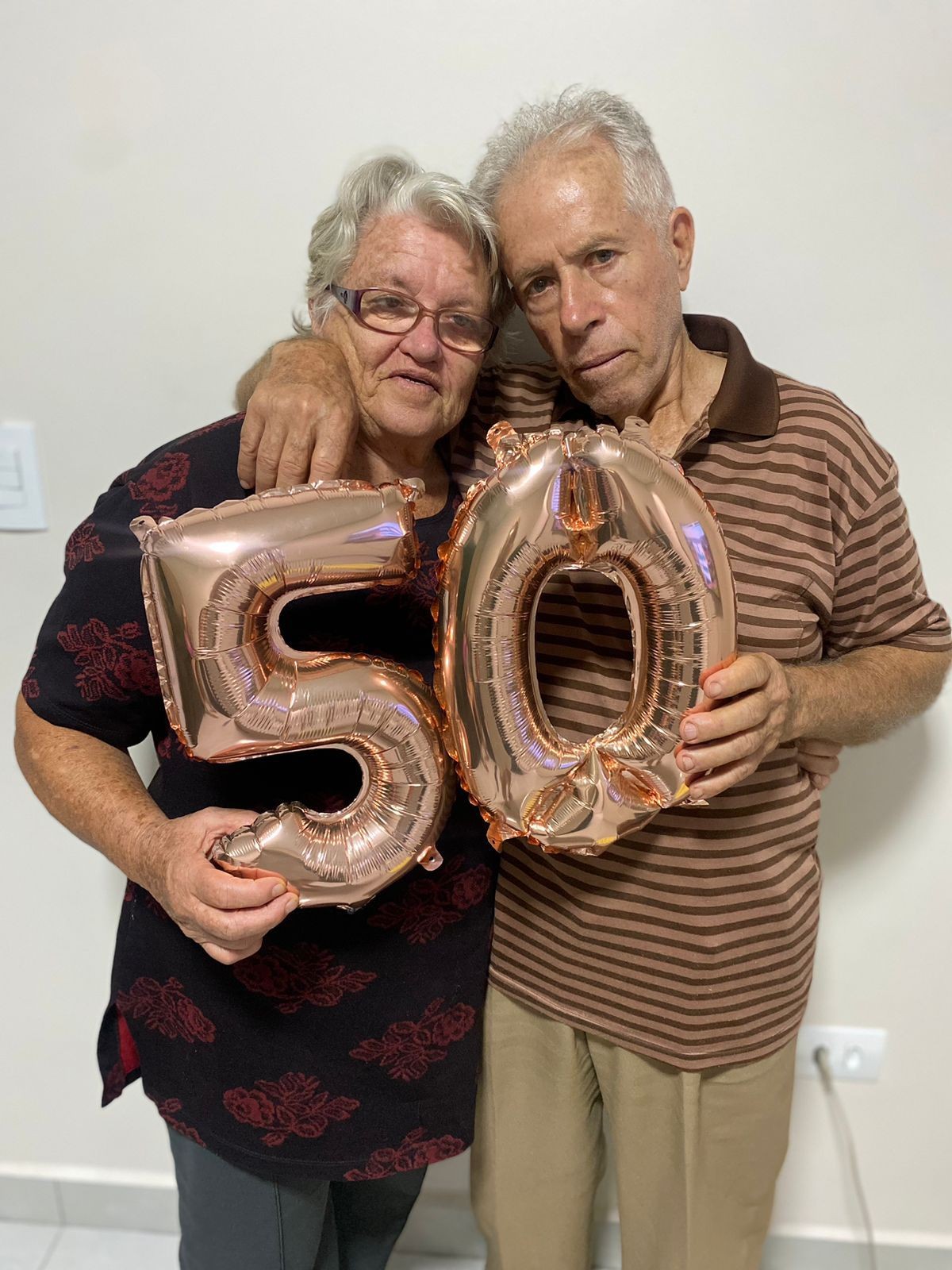 Casal celebra 50 anos de casamento e revela a chave para relação duradoura