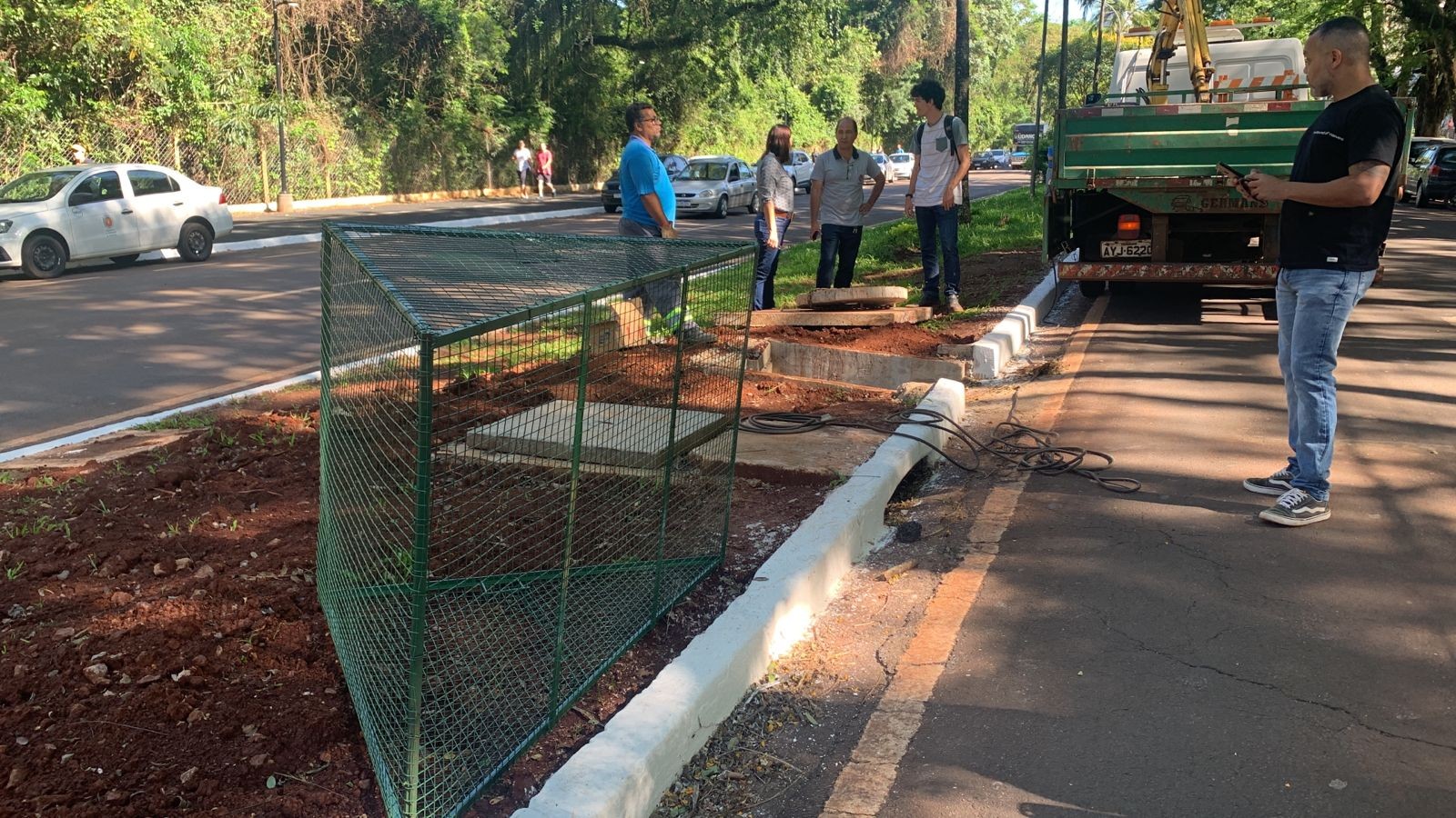 Riap é instalado em poço que vai mensurar a drenagem no entorno do Parque do Ingá