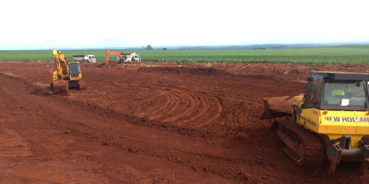 Após duas semanas paradas, obras no aeroporto são retomadas em Maringá