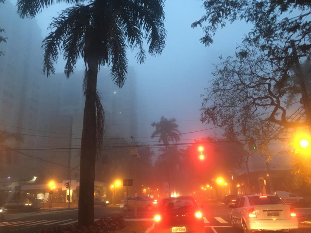Terça-feira (2) amanhece com neblina e máxima é de 27 °C