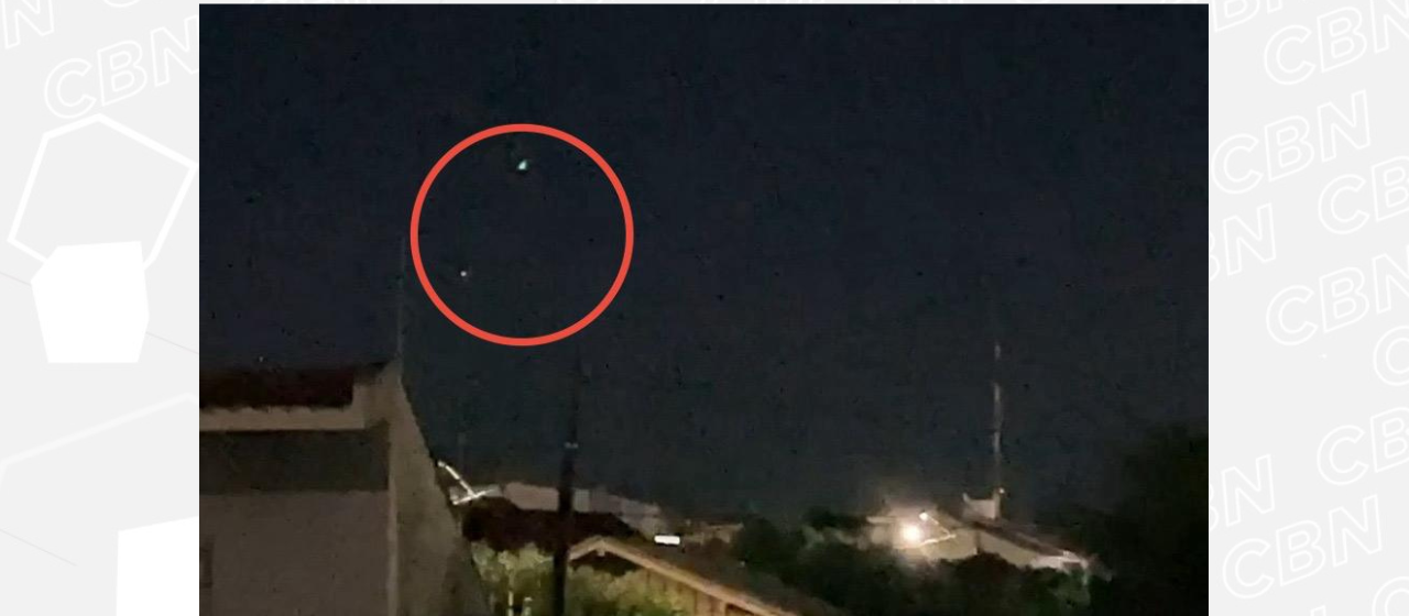 Moradores de Goioerê estão intrigados com luzes que aparecem no céu
