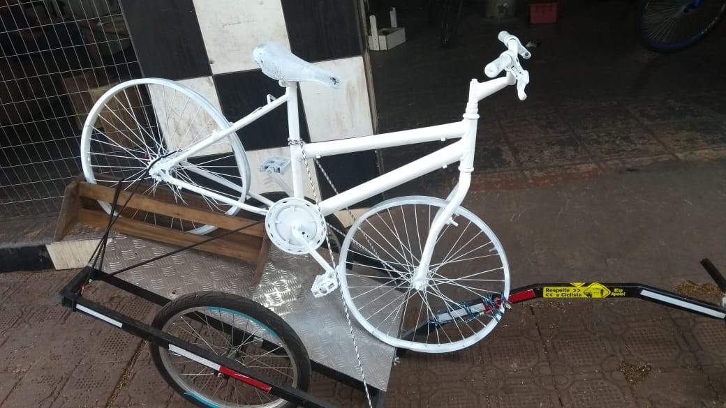 Mais uma ‘ghost bike’ será instalada em Maringá