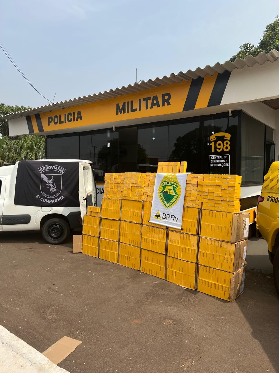 Polícia Rodoviária apreende 2 mil celulares do Paraguai