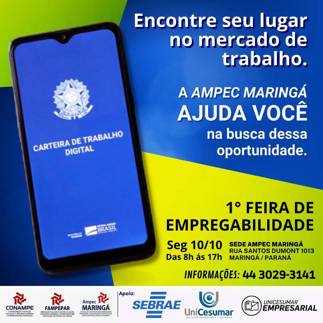Ampec promove feira da empregabilidade