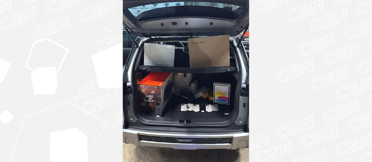 Carro apreendido pela RF escondia R$ 800 mil em smartphones