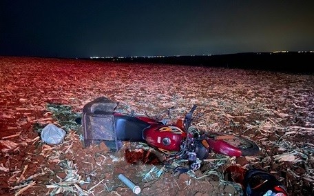 Mecânico morre em estrada da região ao cair de moto e bater contra barranco