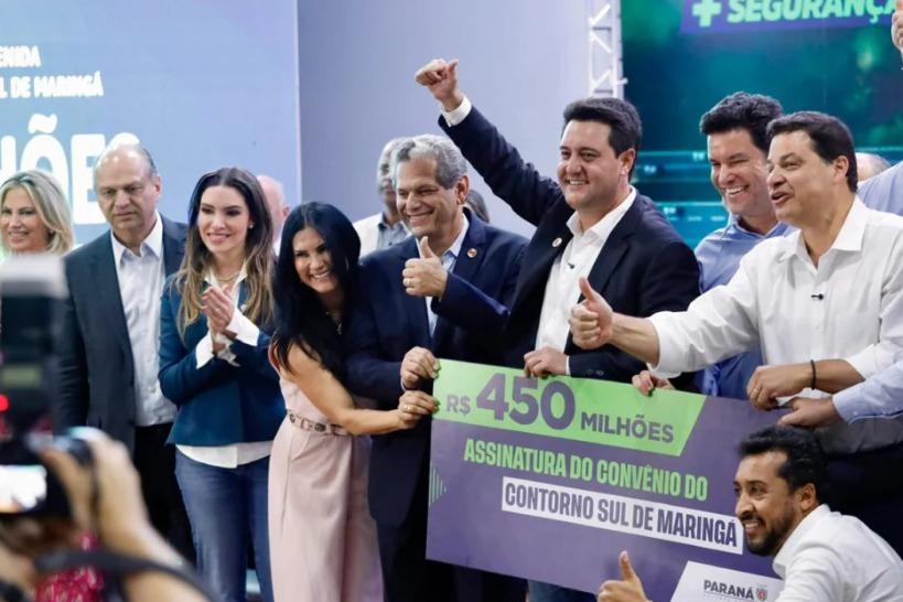 Governador assina em Maringá convênio para duplicação do Contorno Sul