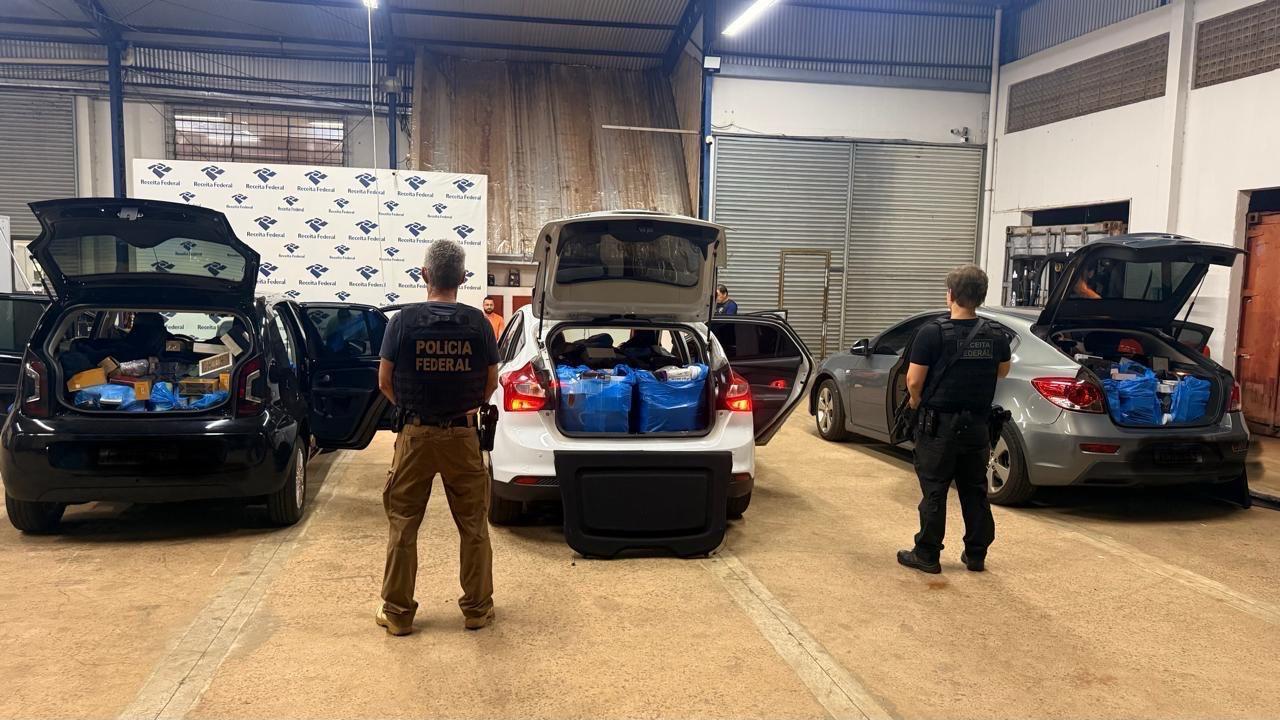 RF e PF desarticulam quadrilha que movimentava R$ 2 mi por mês em mercadorias estrangeiras