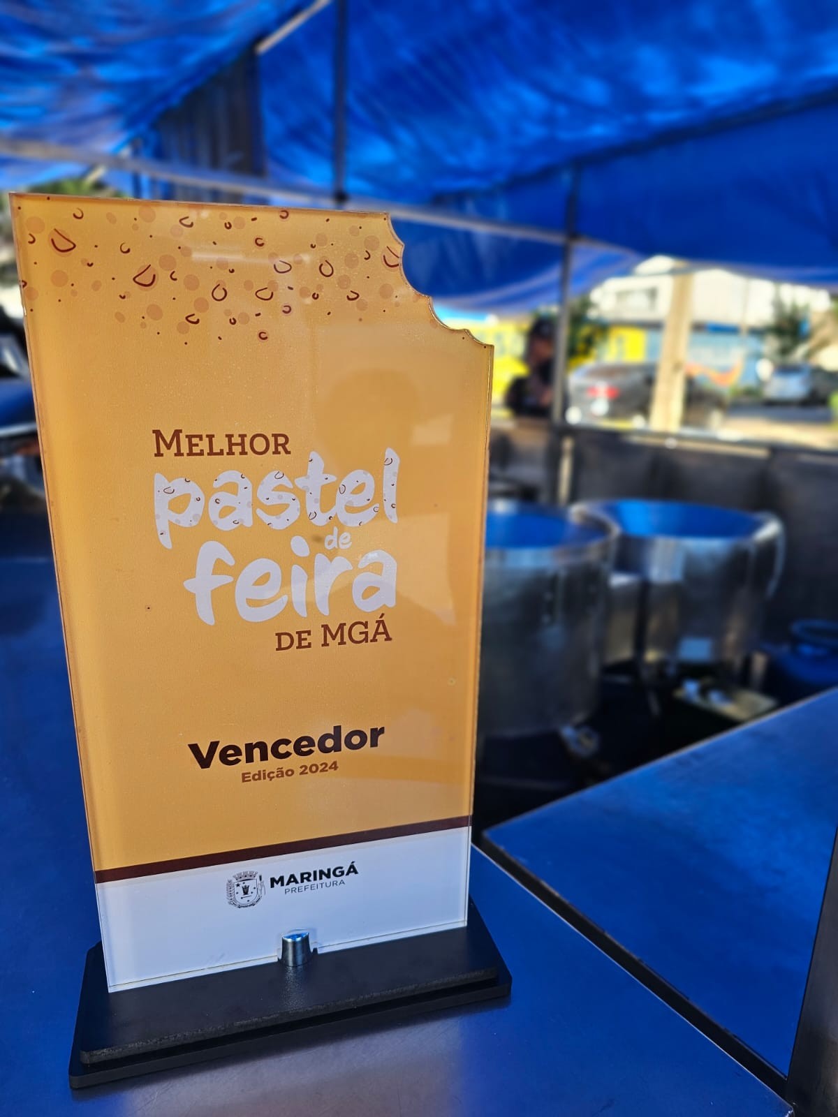 Pastel do Tom vence do concurso ‘Melhor Pastel de Feira de Maringá’