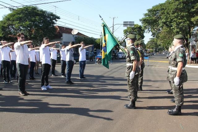 Juramento à bandeira nacional será em 18 de outubro