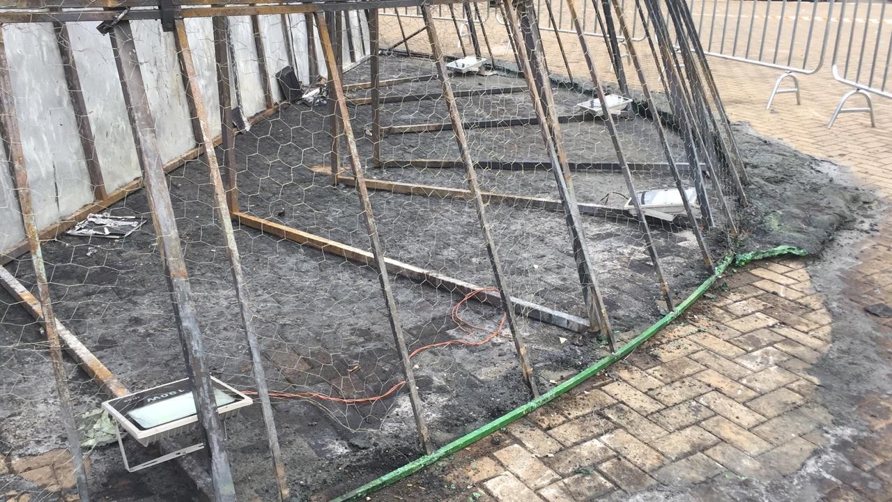 Estrutura que restou da Árvore dos Desejos vai ganhar iluminação especial