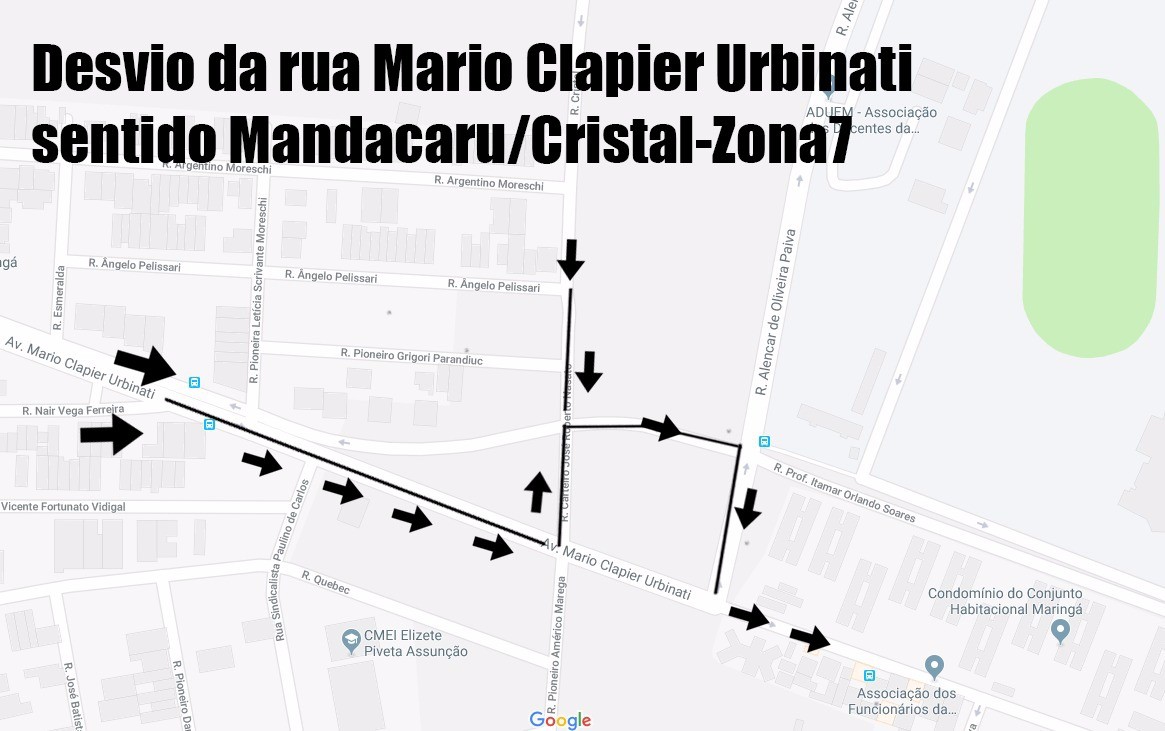 Atenção para interdição nesta sexta-feira (24)