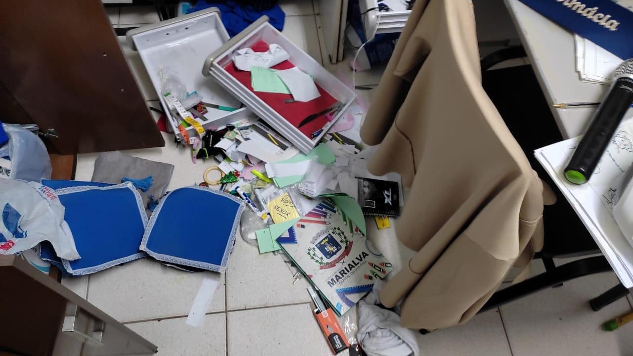 Escola de Marialva é invadida e polícia busca por suspeitos