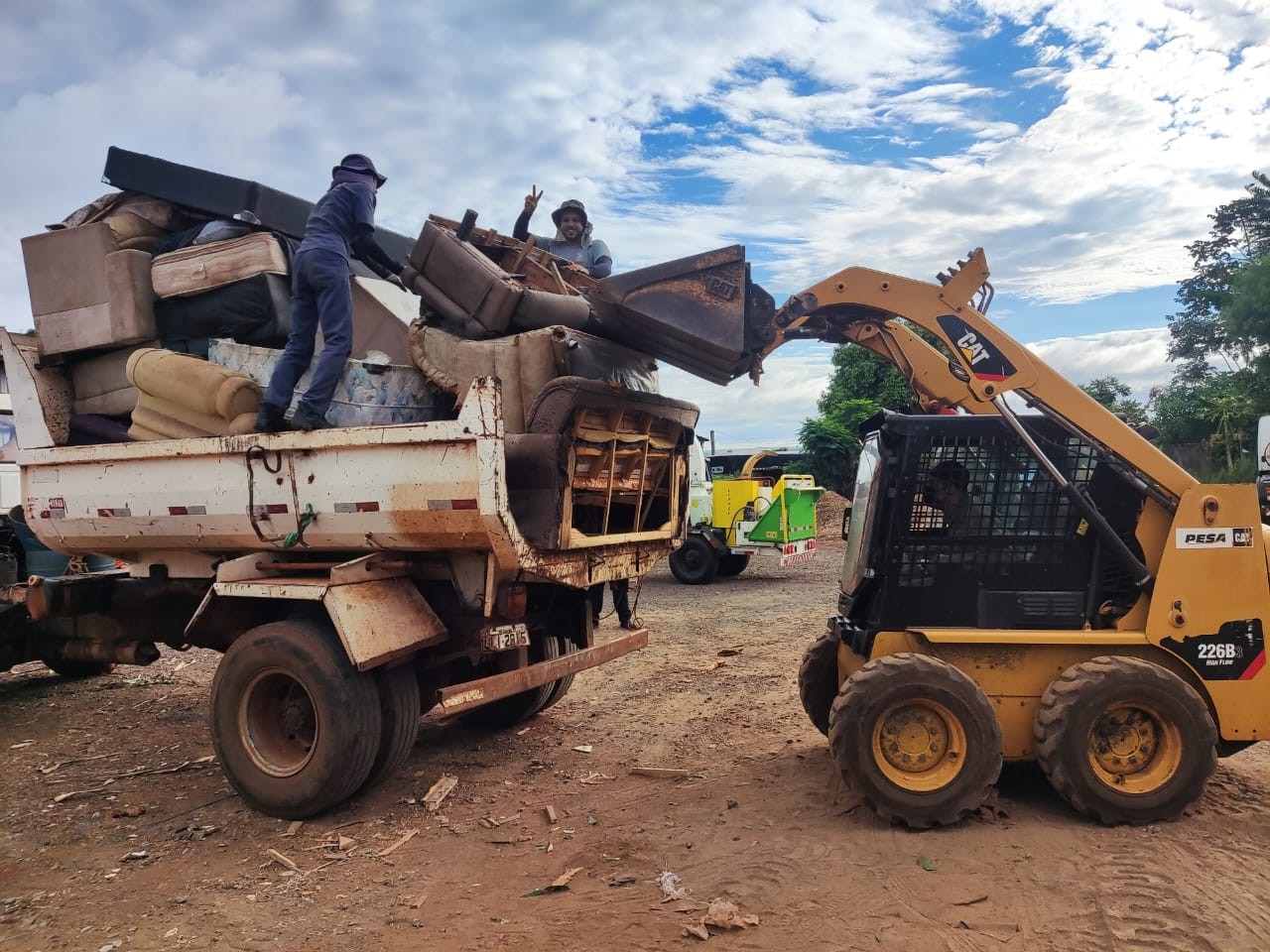 Sarandi recolhe 23 toneladas de materiais inservíveis em três dias