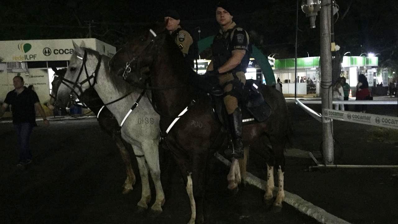 Segurança na Expoingá não interfere no policiamento da cidade