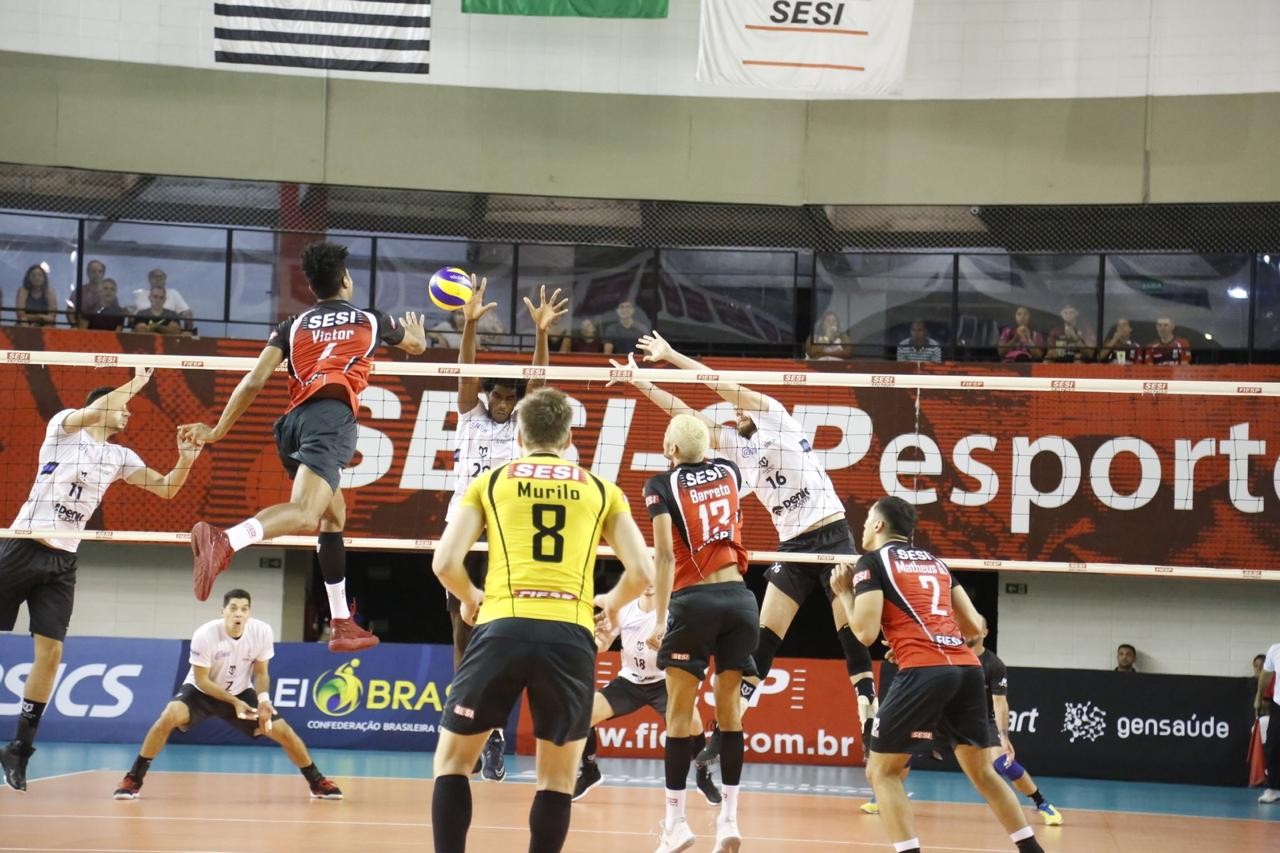 Denk Maringá perde para o Sesi por 3 sets a 1
