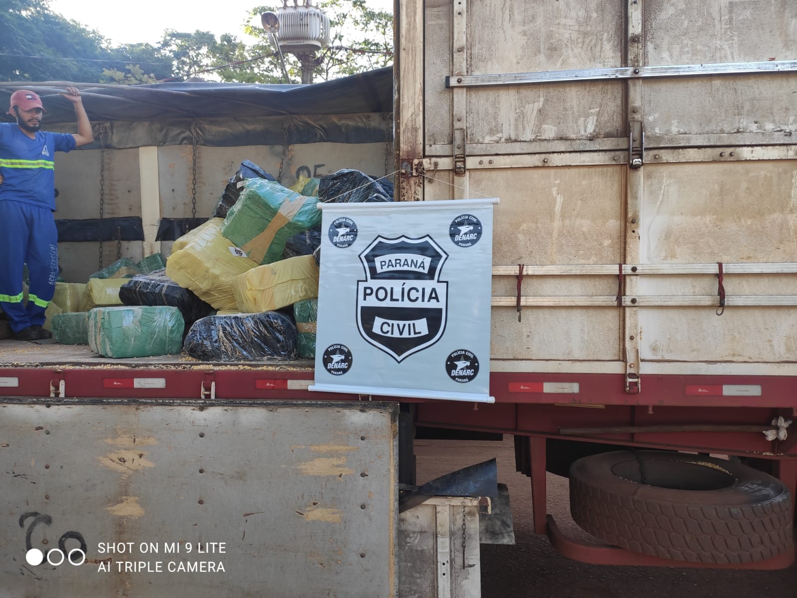 Caminhoneiro de Maringá é preso no Mato Grosso do Sul com 7 toneladas de maconha