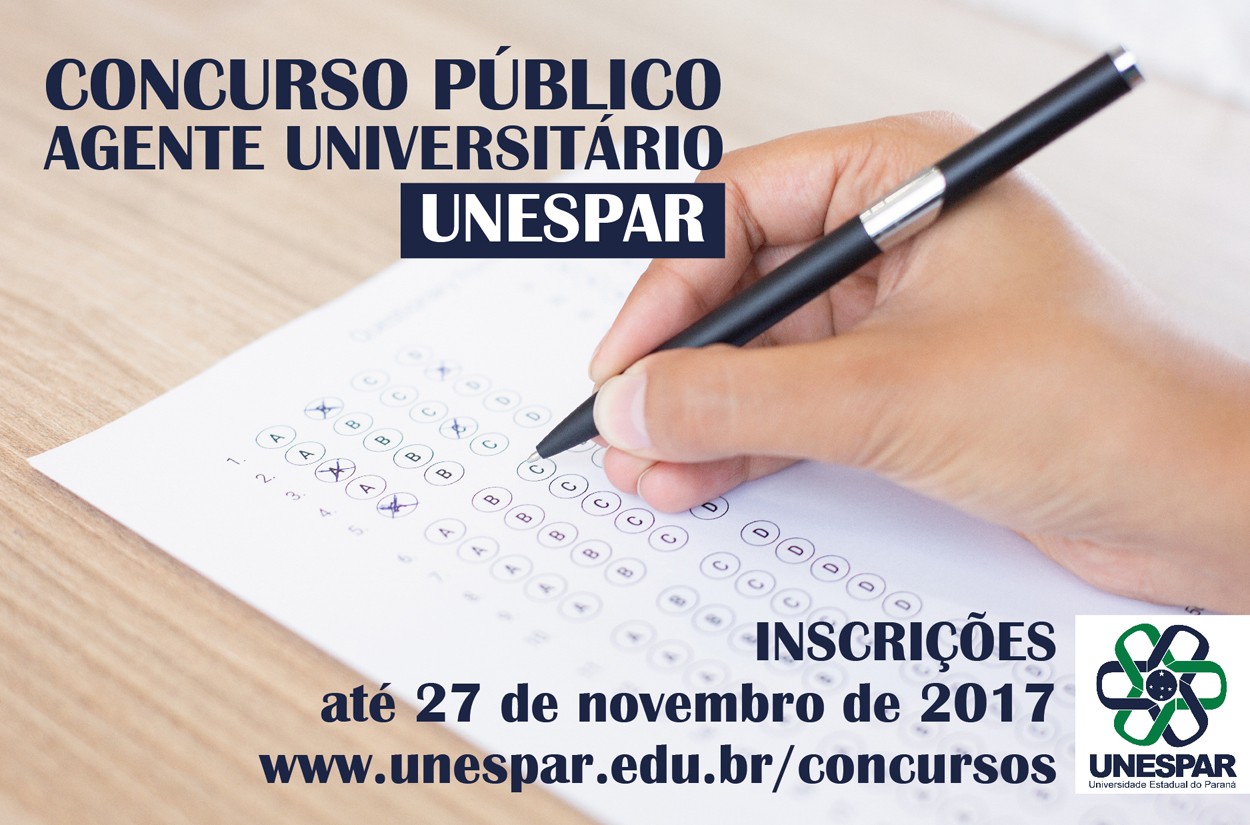 Unespar está com inscrições abertas para concurso público