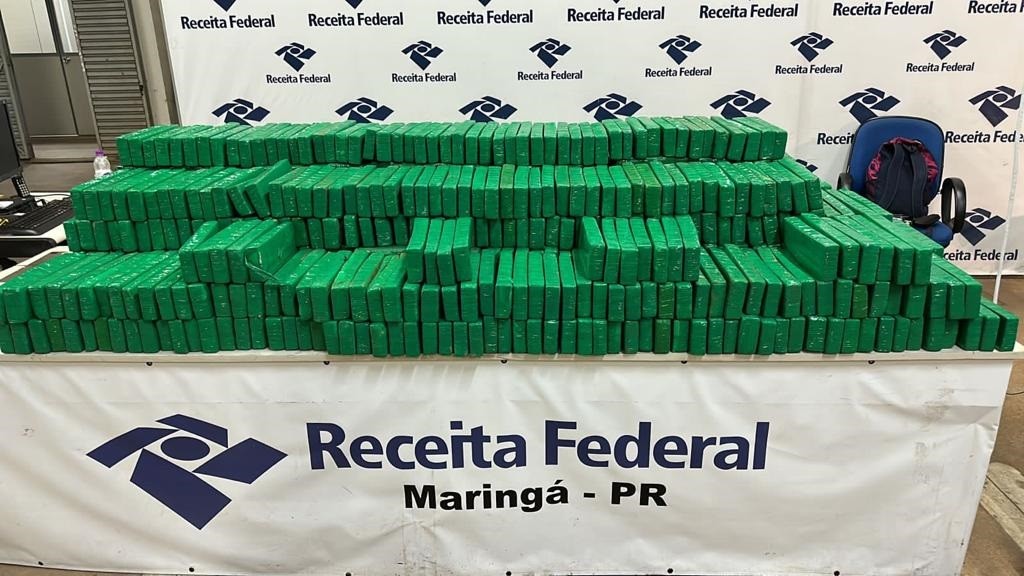 PRF e RF apreendem mais de meia tonelada de maconha