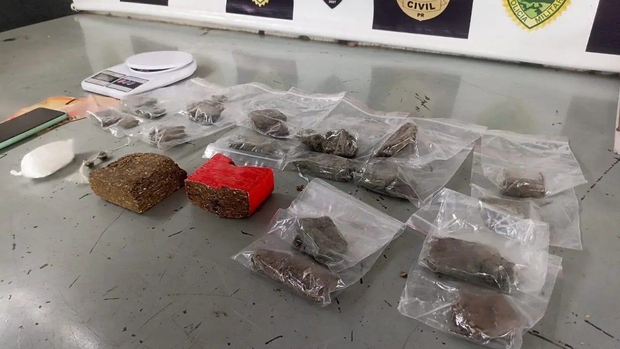 Rapaz de 20 anos é preso por tráfico de drogas em Maringá