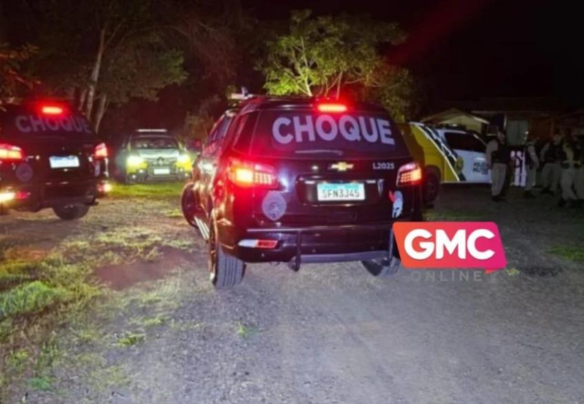 Homens armados atiram contra policiais durante roubo a sítio na região de Maringá