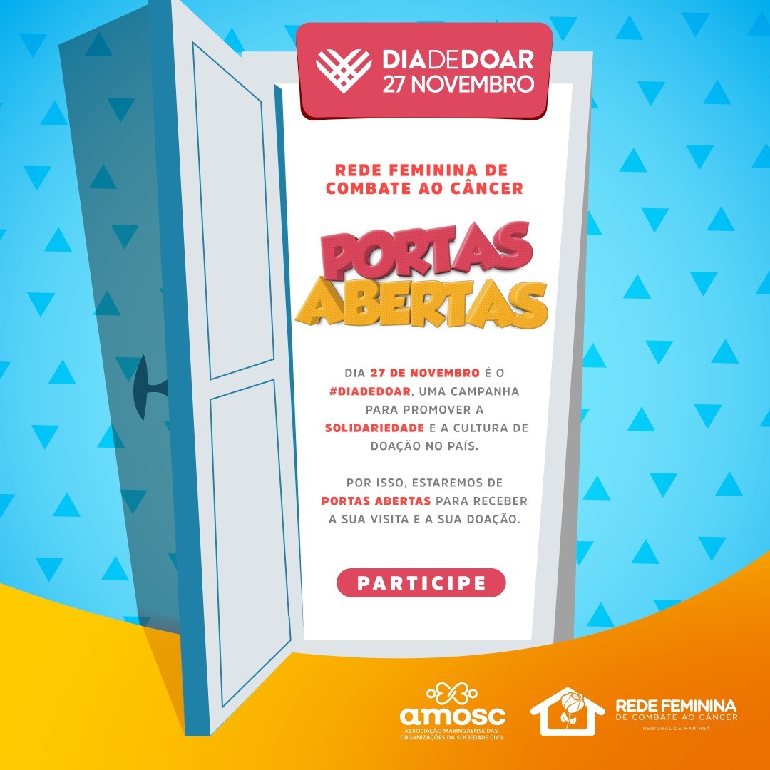 Dia de Doar anima e mobiliza entidades assistenciais de Maringá