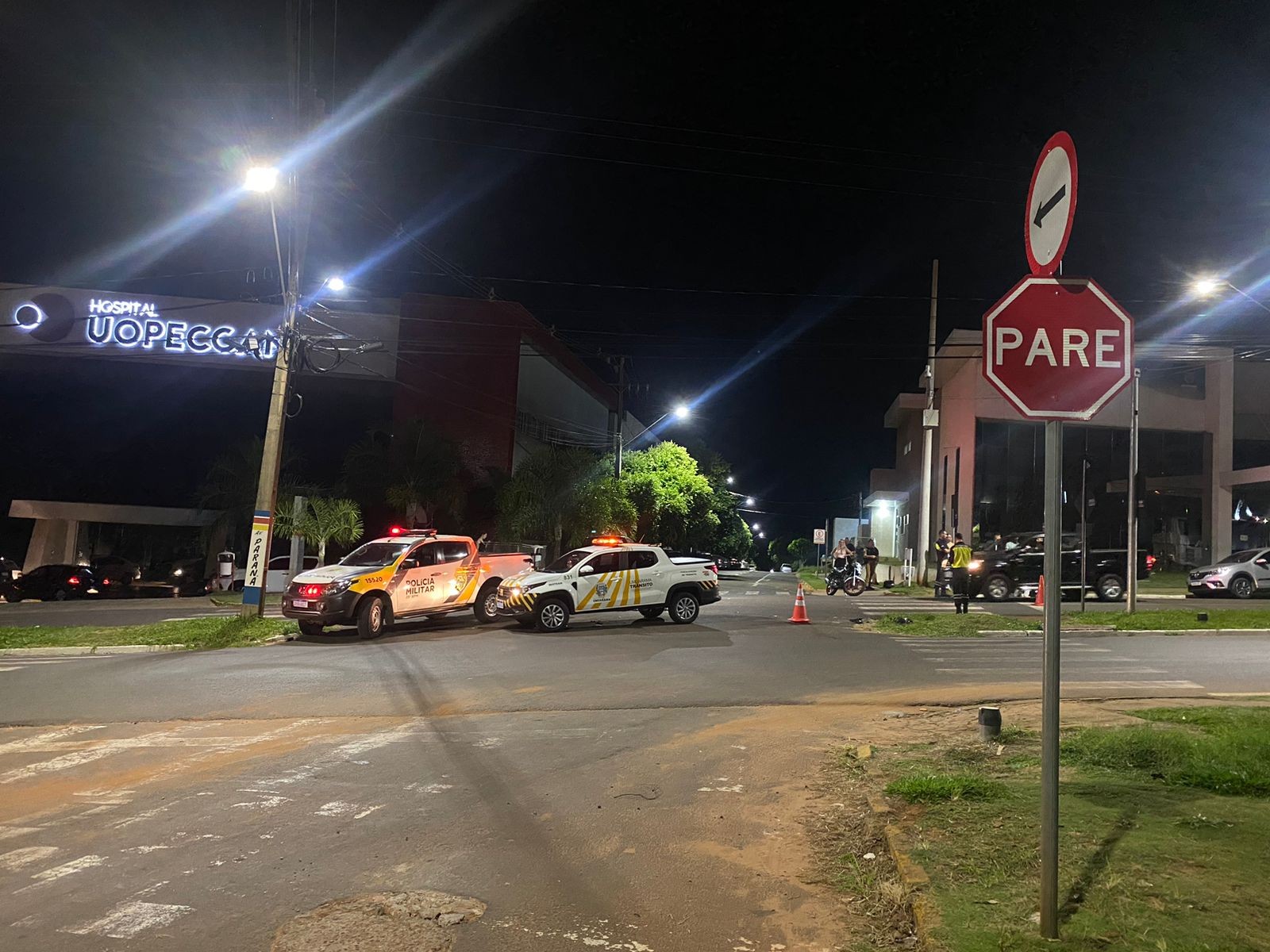 Motociclista de 16 anos fica ferido em acidente em Umuarama