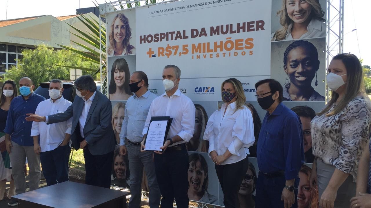 Ordem de serviço para a construção do Hospital da Mulher é assinada