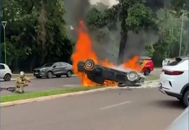 Motorista envolvida em acidente que matou médico em Maringá está em ‘estado de choque’, diz advogado