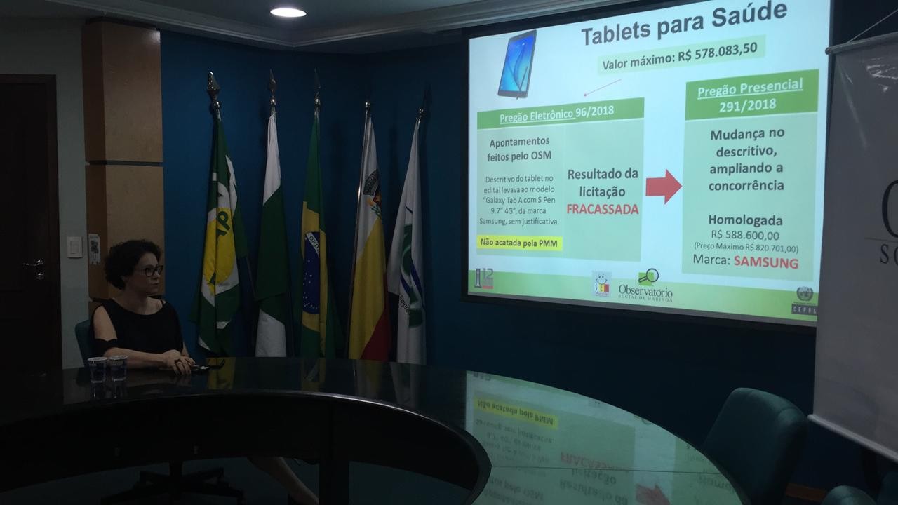 Observatório Social aponta retrocesso na transparência da prefeitura