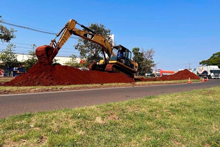 Trabalhos da obra do novo Trevo Catuaí são iniciados