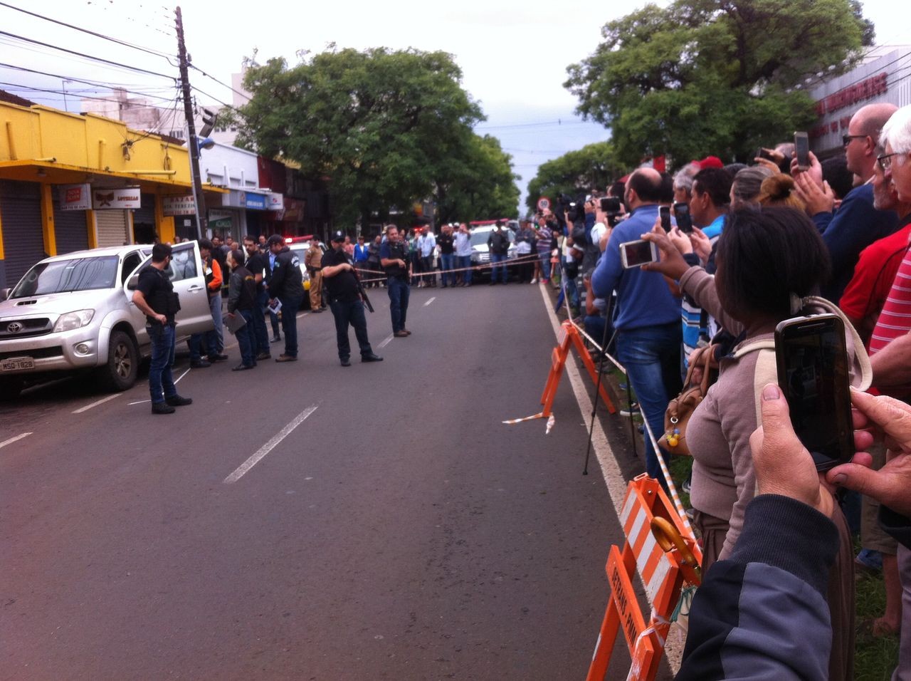 Reconstituição de assassinato dura mais de uma hora