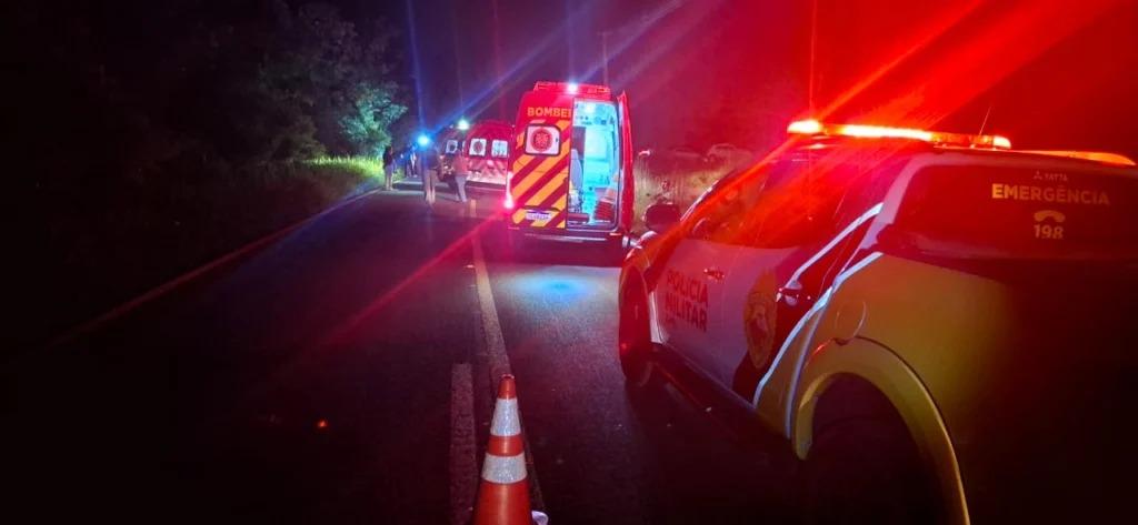 Colisão frontal em rodovia da região deixa cinco pessoas feridas