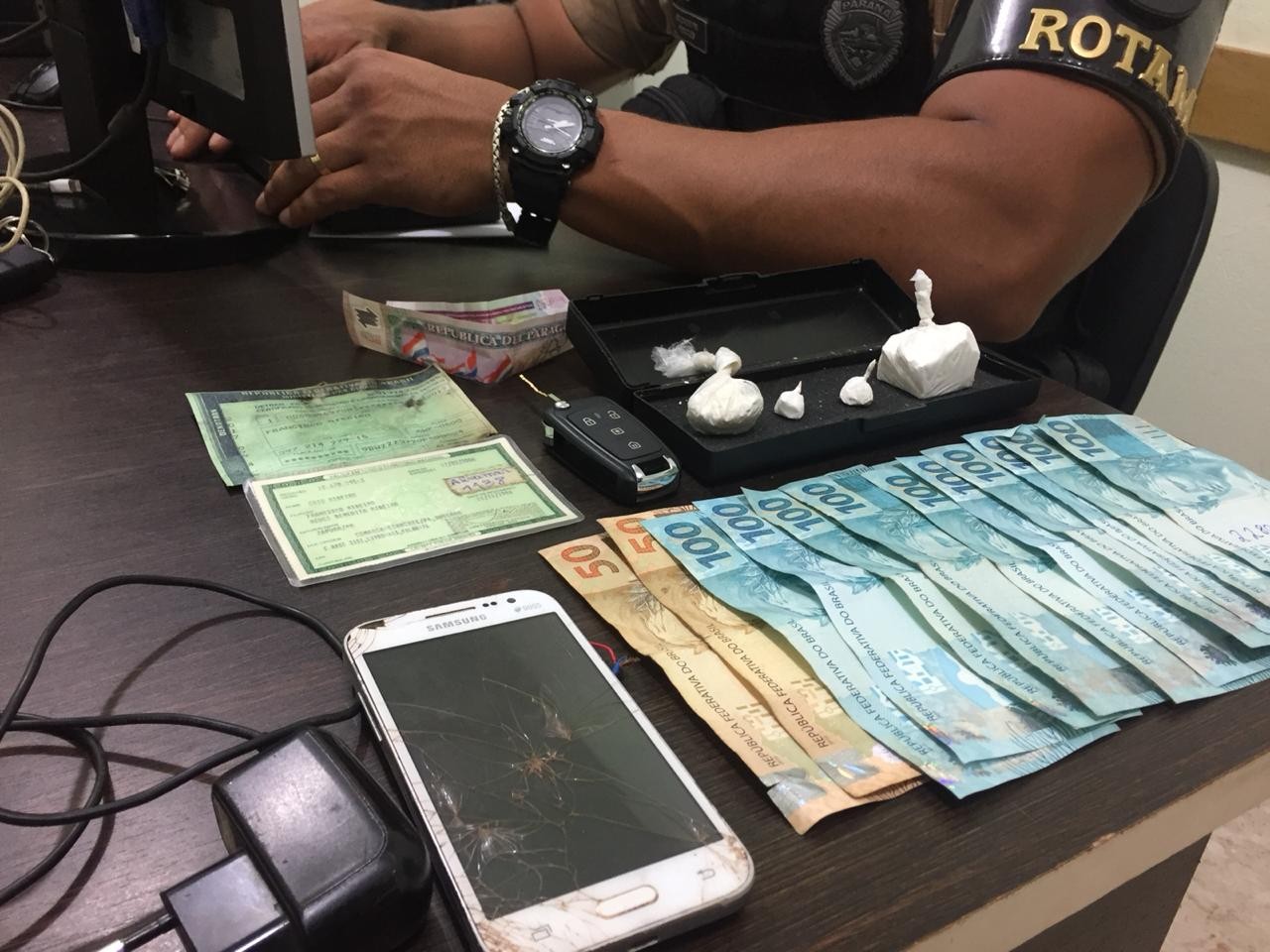 Polícia prende homem suspeito de tráfico de drogas em Sarandi